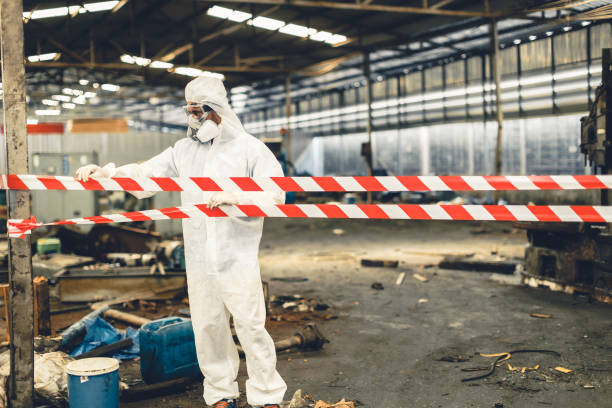 Professional Crime Scene Cleanup technician working in Franktown, CO